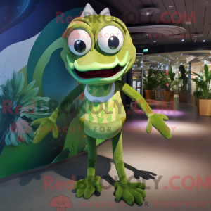 Mascot character of a Olive...