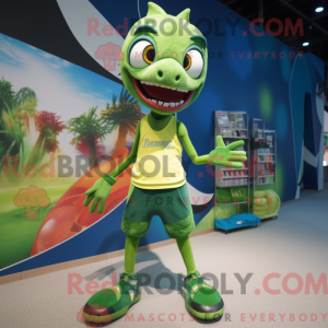 Mascot character of a Olive...