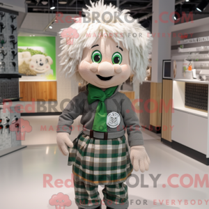 Mascot character of a Gray...