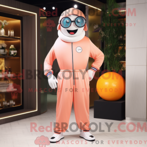 Mascot character of a Peach...