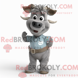 Mascot character of a Gray...