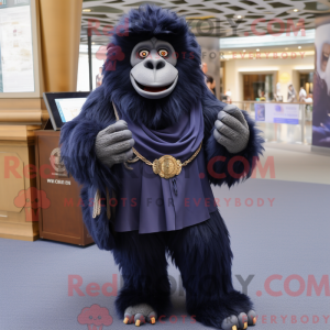 Mascot character of a Navy...