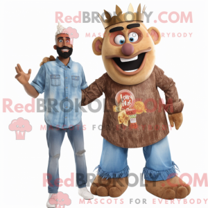 Personaje mascota de un rey...