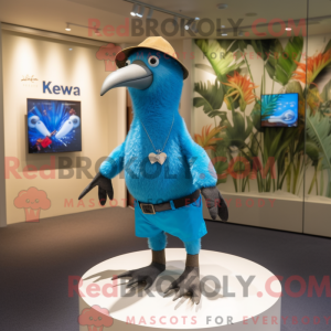 Mascot character of a Blue...