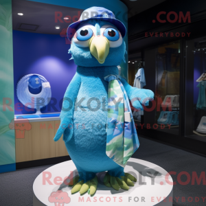 Mascot character of a Blue...