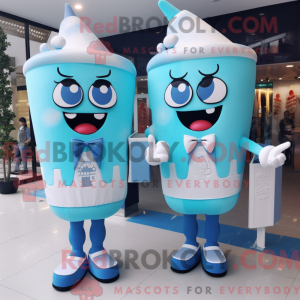 Mascot character of a Blue...
