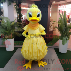 Mascot character of a Lemon...