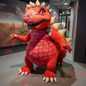 Mascot character of a Red...