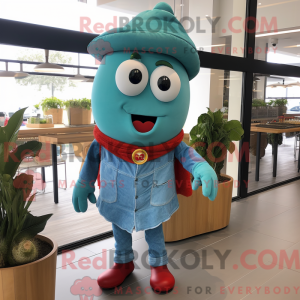 Maskot karakter af en...