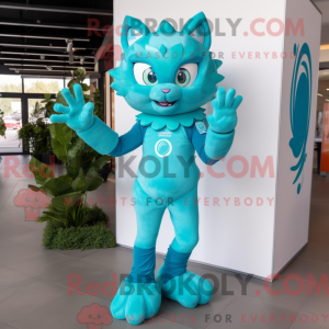 Maskot karakter af en...