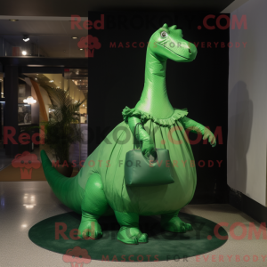 Mascot character of a Green...