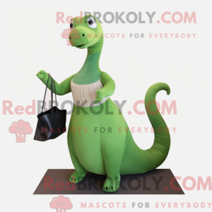 Mascot character of a Green...