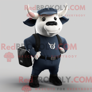 Mascot character of a Navy...