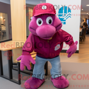 Mascot character of a...