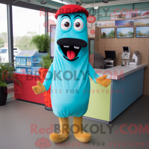 Mascot karakter van een...