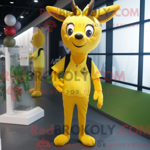 Mascottefiguur van een...