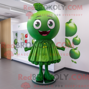 Mascot character of a Green...