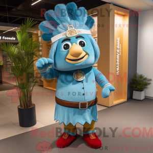Personnage mascotte d un...