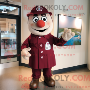 Maskot karakter af en...