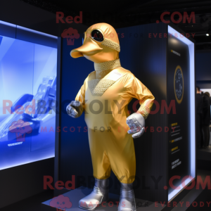 Mascot character of a Gold...