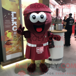 Personagem de máscara de um...