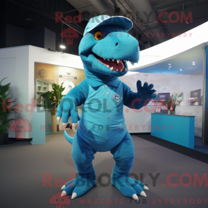 Postava maskota Cyan T Rex...