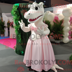 Mascot character of a Pink...