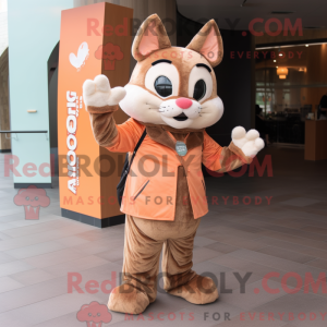 Mascottekarakter van een...
