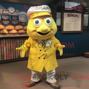 Mascot character of a Lemon...