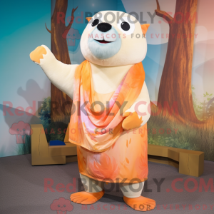 Personagem de máscara de um...
