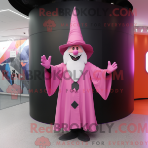 Mascot character of a Pink...