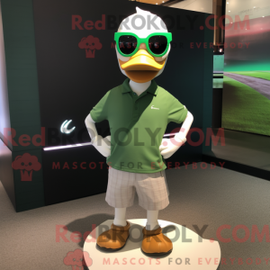 Mascot character of a Green...