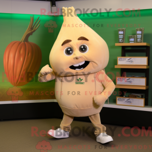 Mascot karakter van een Tan...