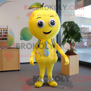 Mascot character of a Lemon...