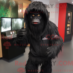 Mascot character of a Black...