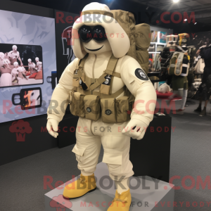 Mascot character of a Cream...