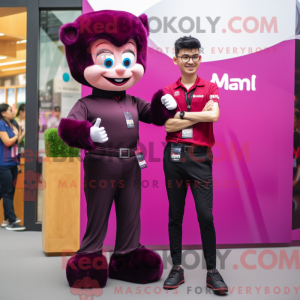 Mascottekarakter van een...