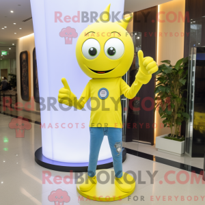 Maskot karakter af en...