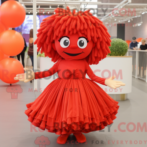 Mascot character of a Red...