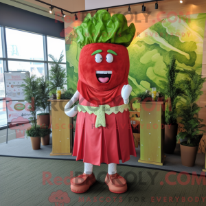Mascot character of a Red...