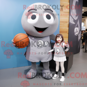 Mascot character of a Gray...