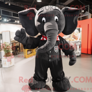 Mascot character of a Black...