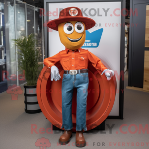 Mascottefiguur van een Rust...