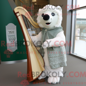 Mascot character of a White...