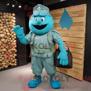 Mascot karakter van een...