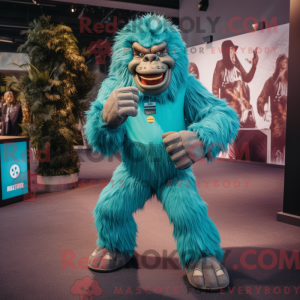 Mascot karakter van een...