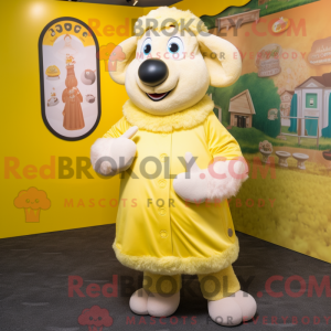 Mascot character of a Lemon...