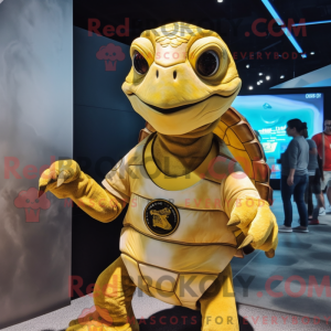 Mascot character of a Gold...