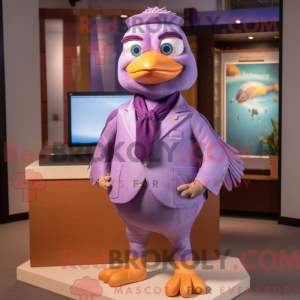 Postava maskota Purple Dove...