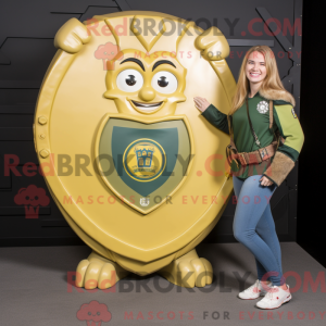 Mascot character of a Gold...